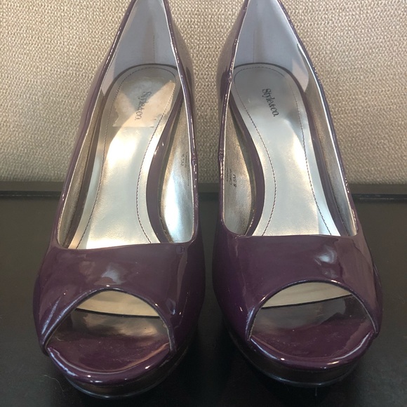 Style&Co. purple patent Celine high heels sz 8.5 - Picture 2 of 8